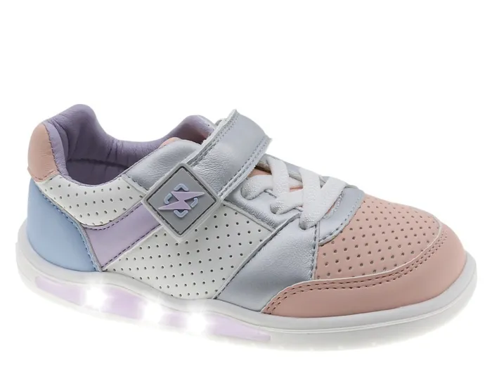 Beppi bosonogi čevlji z lučkami - Roza srebrni