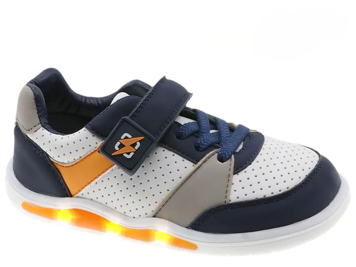 Beppi bosonogi čevlji z lučkami - Temno modri