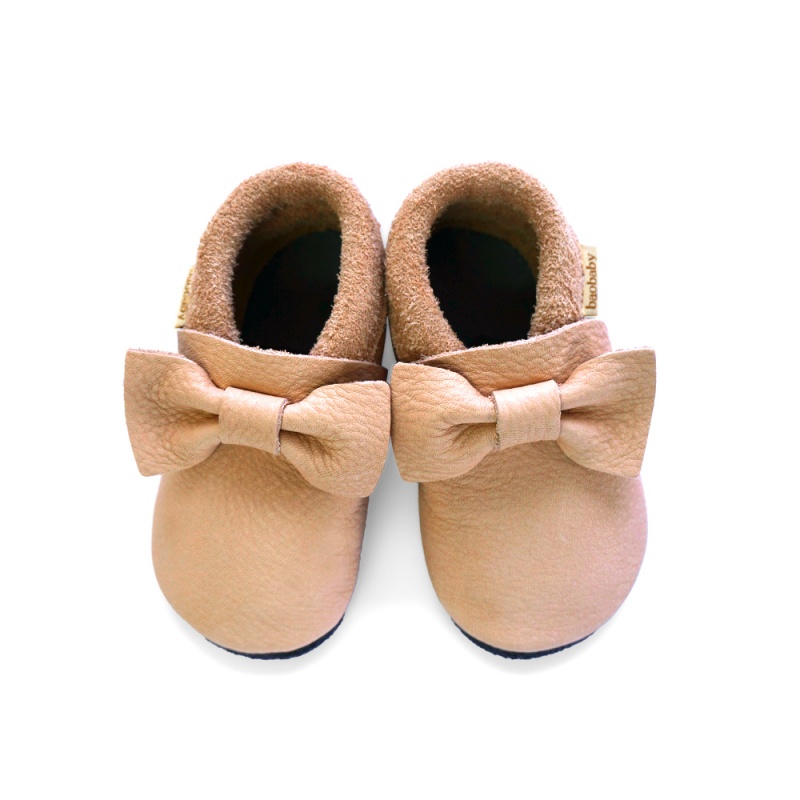 Baobaby usnjeni copatki Piruete Powder