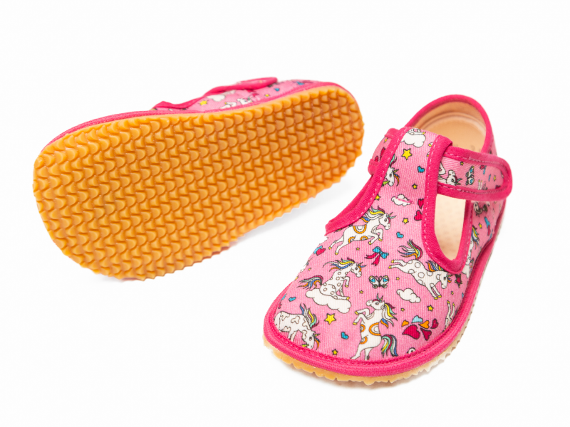 Beda bosonogi copati Crazy Unicorn BFN